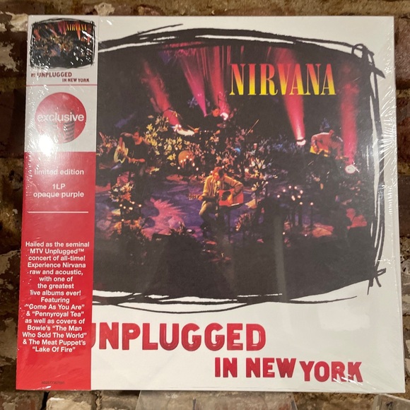 Nirvana MTV Unplugged (Target Exclusive, Vinyl) Opaque Purple New Sealed - Picture 1 of 2
